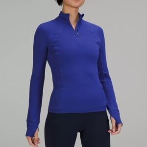 Lululemon It’s Rulu Run Ribbed Half Zip NWOT